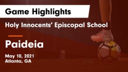 Holy Innocents' Episcopal School vs Paideia Game Highlights - May 10, 2021