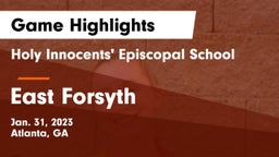 Holy Innocents' Episcopal School vs East Forsyth  Game Highlights - Jan. 31, 2023