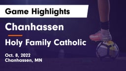 Chanhassen  vs Holy Family Catholic  Game Highlights - Oct. 8, 2022