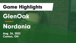 GlenOak  vs Nordonia Game Highlights - Aug. 26, 2023