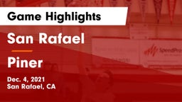 San Rafael  vs Piner Game Highlights - Dec. 4, 2021