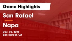 San Rafael  vs Napa  Game Highlights - Dec. 22, 2023