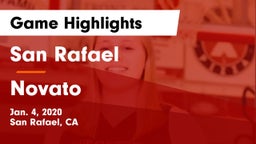 San Rafael  vs Novato  Game Highlights - Jan. 4, 2020