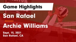 San Rafael  vs Archie Williams  Game Highlights - Sept. 15, 2021