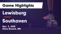 Lewisburg  vs Southaven  Game Highlights - Nov. 5, 2020