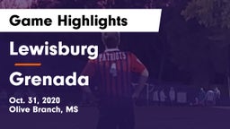 Lewisburg  vs Grenada  Game Highlights - Oct. 31, 2020