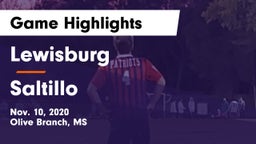 Lewisburg  vs Saltillo  Game Highlights - Nov. 10, 2020