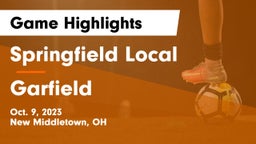 Springfield Local  vs Garfield  Game Highlights - Oct. 9, 2023