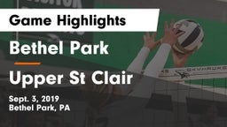 Bethel Park  vs Upper St Clair Game Highlights - Sept. 3, 2019