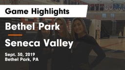 Bethel Park  vs Seneca Valley  Game Highlights - Sept. 30, 2019