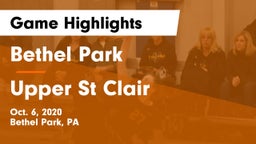 Bethel Park  vs Upper St Clair  Game Highlights - Oct. 6, 2020