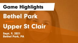 Bethel Park  vs Upper St Clair Game Highlights - Sept. 9, 2021