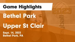 Bethel Park  vs Upper St Clair Game Highlights - Sept. 14, 2023