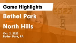 Bethel Park  vs North Hills  Game Highlights - Oct. 2, 2023