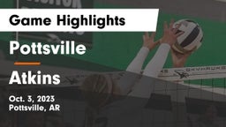Pottsville  vs Atkins  Game Highlights - Oct. 3, 2023