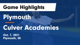Plymouth  vs Culver Academies Game Highlights - Oct. 7, 2021