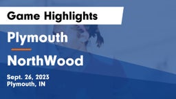 Plymouth  vs NorthWood  Game Highlights - Sept. 26, 2023