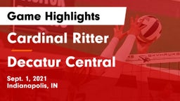 Cardinal Ritter  vs Decatur Central  Game Highlights - Sept. 1, 2021
