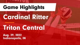 Cardinal Ritter  vs Triton Central  Game Highlights - Aug. 29, 2022