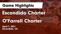 Escondido Charter  vs O'Farrell Charter Game Highlights - April 7, 2021