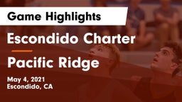 Escondido Charter  vs Pacific Ridge  Game Highlights - May 4, 2021