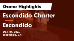 Escondido Charter  vs Escondido  Game Highlights - Dec. 21, 2023