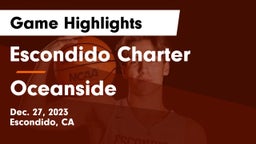 Escondido Charter  vs Oceanside  Game Highlights - Dec. 27, 2023