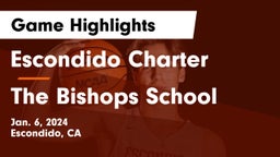 Escondido Charter  vs The Bishops School Game Highlights - Jan. 6, 2024