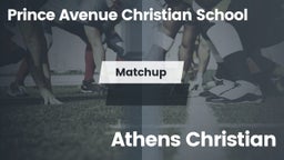 Matchup: Prince Avenue vs. Athens Christian  - Boys Varsity Football 2016