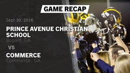 Recap: Prince Avenue Christian School vs. Commerce  2016