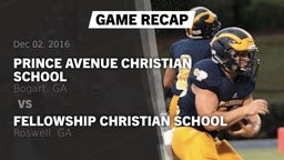 Recap: Prince Avenue Christian School vs. Fellowship Christian School 2016
