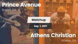 Matchup: Prince Avenue  vs. Athens Christian  2017