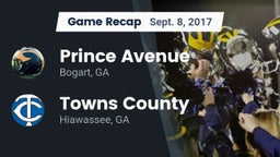 Recap: Prince Avenue  vs. Towns County  2017