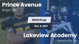 Matchup: Prince Avenue  vs. Lakeview Academy  2017