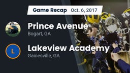 Recap: Prince Avenue  vs. Lakeview Academy  2017