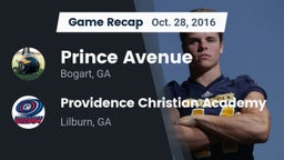 Recap: Prince Avenue  vs. Providence Christian Academy  2016