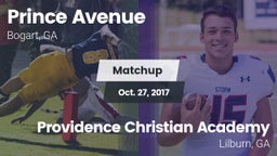 Matchup: Prince Avenue  vs. Providence Christian Academy  2017