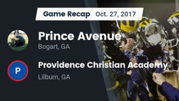 Recap: Prince Avenue  vs. Providence Christian Academy  2017