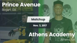 Matchup: Prince Avenue  vs. Athens Academy 2017
