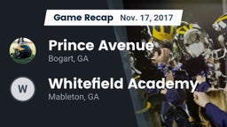 Recap: Prince Avenue  vs. Whitefield Academy 2017