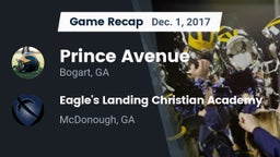 Recap: Prince Avenue  vs. Eagle's Landing Christian Academy  2017