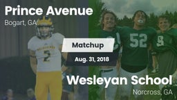Matchup: Prince Avenue  vs. Wesleyan School 2018