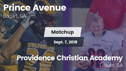Matchup: Prince Avenue  vs. Providence Christian Academy  2018