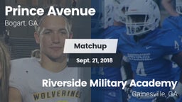 Matchup: Prince Avenue  vs. Riverside Military Academy  2018