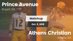 Matchup: Prince Avenue  vs. Athens Christian  2018
