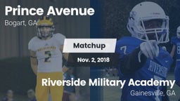 Matchup: Prince Avenue  vs. Riverside Military Academy  2018