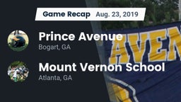 Recap: Prince Avenue  vs. Mount Vernon School 2019