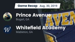 Recap: Prince Avenue  vs. Whitefield Academy 2019