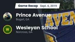 Recap: Prince Avenue  vs. Wesleyan School 2019