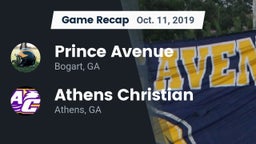 Recap: Prince Avenue  vs. Athens Christian  2019